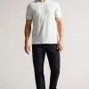 Ted Baker Hawking Grey Marl Short Sleeve Plain T-Shirt -Tedbaker Sales 2024 unnamed file 2267