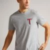 Ted Baker Grey Marl Tedford Short Sleeve Varsity 'T' T-Shirt 2 Ted Baker Grey Marl Tedford Short Sleeve Varsity 'T' T-Shirt -Tedbaker Sales 2024 unnamed file 2310