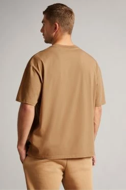 Ted Baker Brown Dalas Short Sleeve Heavy Weight Relaxed Fit T-Shirt -Tedbaker Sales 2024 unnamed file 2345