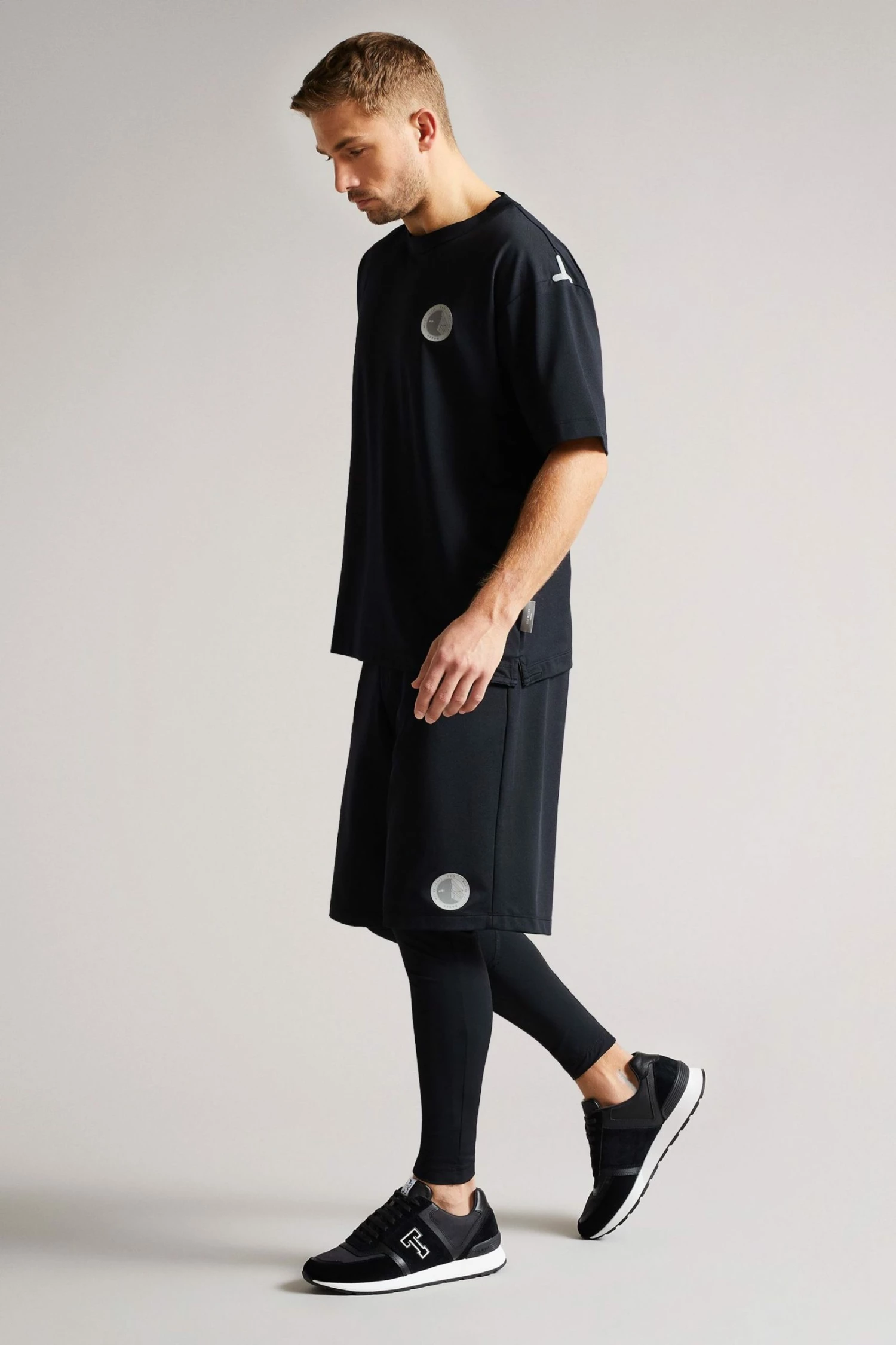 Ted Baker Black Magsock Active Relaxed Quick Dry T-Shirt 5 Ted Baker Black Magsock Active Relaxed Quick Dry T-Shirt - Image 3