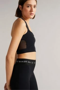 Ted Baker Fiores Black Activewear Sleeveless Top -Tedbaker Sales 2024 unnamed file 2492