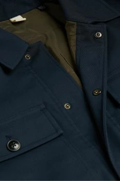 Ted Baker Roster Blue Cavalry Twill Wadded Jacket -Tedbaker Sales 2024 unnamed file 2520