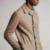 Ted Baker Bower Tan Brown Heavyweight Wool Jacket -Tedbaker Sales 2024 unnamed file 2534