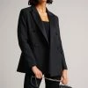 Ted Baker Black Blayce Double Breasted Peaked Lapel Blazer -Tedbaker Sales 2024 unnamed file 2629