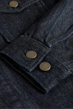 Ted Baker Blue Guitar Rinse Wash Raw Denim Jacket -Tedbaker Sales 2024 unnamed file 2675