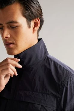 Ted Baker Mens Blue Balta Lightweight Funnel Neck Bomber Jacket -Tedbaker Sales 2024 unnamed file 2701