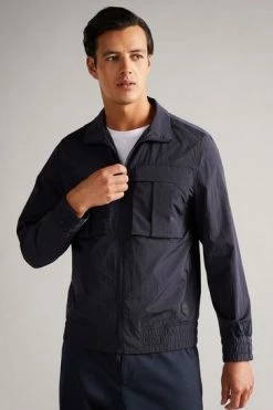 Ted Baker Mens Blue Balta Lightweight Funnel Neck Bomber Jacket -Tedbaker Sales 2024 unnamed file 2703