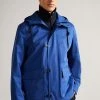 Ted Baker Litton Blue Textured Hooded Jacket -Tedbaker Sales 2024 unnamed file 2759