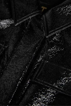 Ted Baker Black Foziey Textured Vinyl Field Jacket -Tedbaker Sales 2024 unnamed file 2776