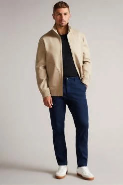 Ted Baker Scotby Ecru Cream Reversible Harrington Jacket -Tedbaker Sales 2024 unnamed file 2803