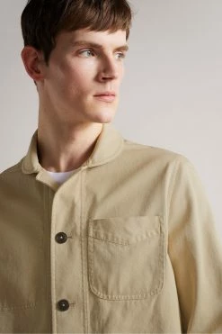 Ted Baker Ivel Cream Texture Block Jacket -Tedbaker Sales 2024 unnamed file 2839