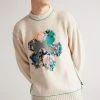 Ted Baker Natural Saltair Flower Graphic Crew Neck Jumper -Tedbaker Sales 2024 unnamed file 2890