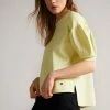 Ted Baker Capria Yellow Full Needle Puff Sleeve Knit Top -Tedbaker Sales 2024 unnamed file 2914