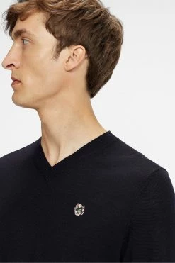 Ted Baker Kenton Core V-Neck Jumper Grey -Tedbaker Sales 2024 unnamed file 2942