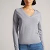 Ted Baker Abiygal Grey Merino Edit V-Neck Jumper -Tedbaker Sales 2024 unnamed file 2991
