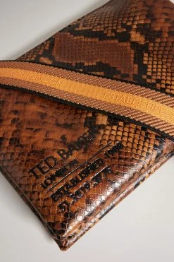 Ted Baker Darceys Brown Branded Webbing Snake Detail Cross Body Bag -Tedbaker Sales 2024 unnamed file 3