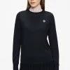 Ted Baker Blue Averiii Merino Edit Crew Neck Jumper -Tedbaker Sales 2024 unnamed file 3031