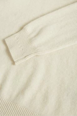 Ted Baker Ecru Chaplin Cashmere Crew Neck Jumper -Tedbaker Sales 2024 unnamed file 3095