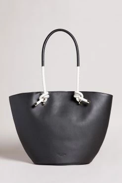 Ted Baker Ammela Black Rope Handle Tote Bag