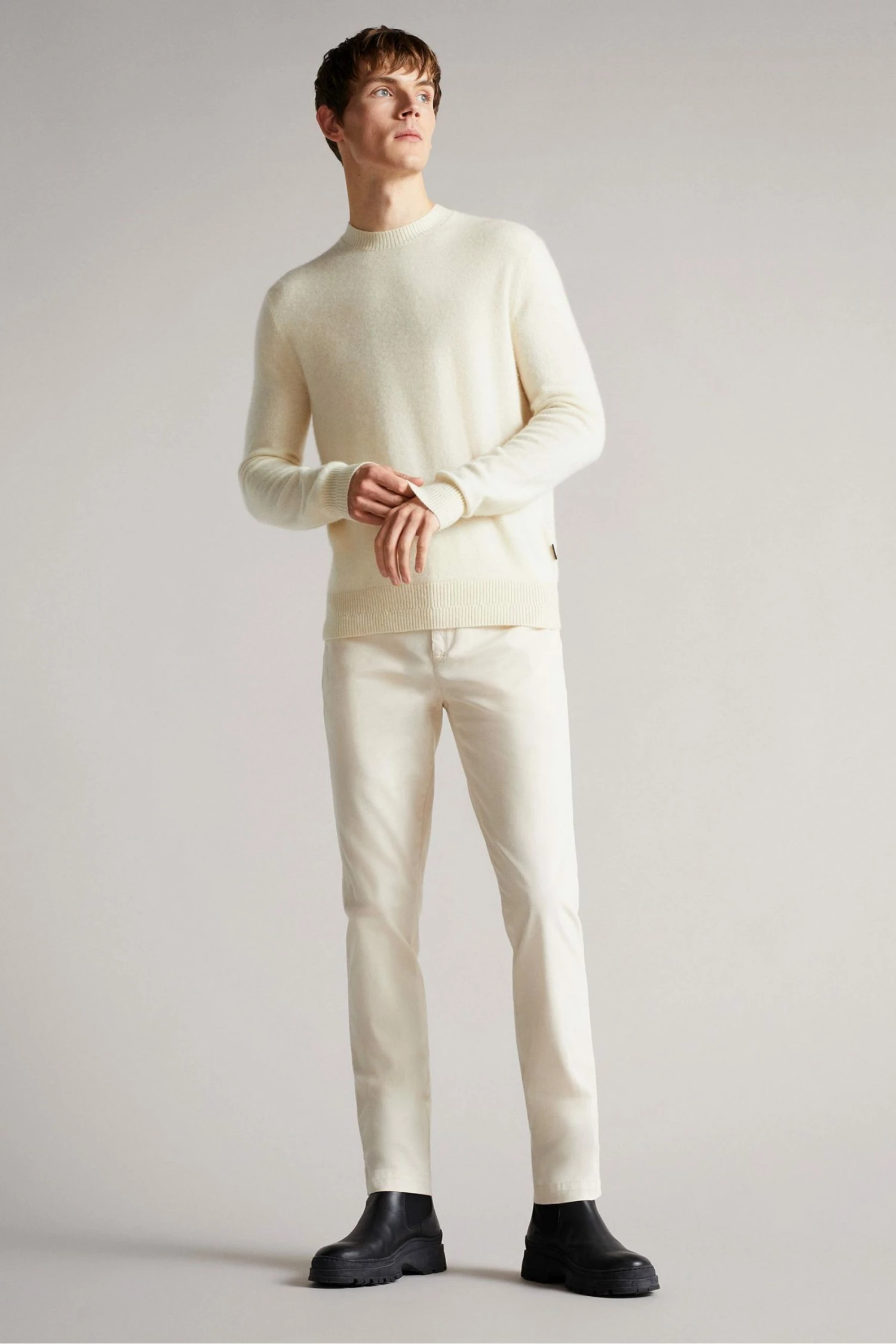Ted Baker Genay Irvine White Fit Slim Chinos 5 Ted Baker Genay Irvine White Fit Slim Chinos - Image 3