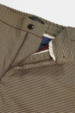 Ted Baker Brown Alioth Puppytooth Trousers -Tedbaker Sales 2024 unnamed file 3337