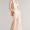 Ted Baker Pink Kaisat High Waisted Flood Length Wide Leg Trousers -Tedbaker Sales 2024 unnamed file 3382