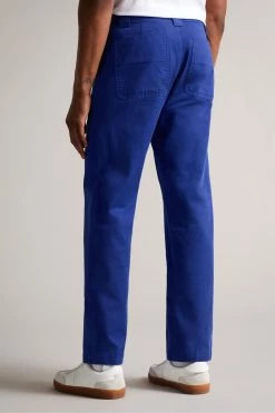 Ted Baker Gerlan Blue Leyden Fit Textured Trousers -Tedbaker Sales 2024 unnamed file 3414