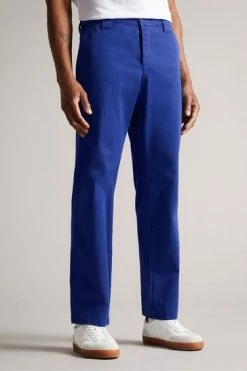 Ted Baker Gerlan Blue Leyden Fit Textured Trousers -Tedbaker Sales 2024 unnamed file 3417