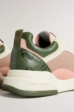 Ted Baker Khaki Green Tabbiy Magnolia Flower Chunky Trainers -Tedbaker Sales 2024 unnamed file 3445