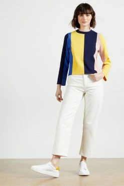 Ted Baker Yellow Yinka Leather Platform Trainers -Tedbaker Sales 2024 unnamed file 3481