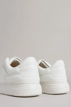 Ted Baker Ezraa White Elasticated Cupsole Sneakers -Tedbaker Sales 2024 unnamed file 3495