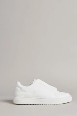 Ted Baker Ezraa White Elasticated Cupsole Sneakers -Tedbaker Sales 2024 unnamed file 3498