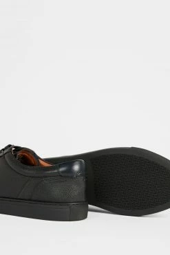 Ted Baker Udamo Black Leather Sneakers -Tedbaker Sales 2024 unnamed file 3515