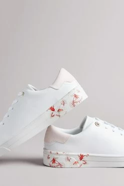 Ted Baker White Urbana Retro Flood Nocturnal Trainers -Tedbaker Sales 2024 unnamed file 3521