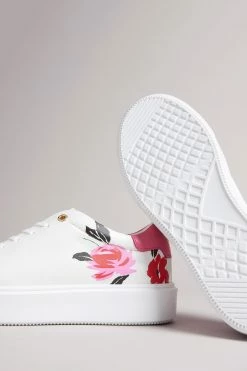 Ted Baker White Daffina Bolt On Platform Trainers -Tedbaker Sales 2024 unnamed file 3539