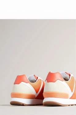 Ted Baker Telvi Orange Retro Runner Trainers -Tedbaker Sales 2024 unnamed file 3549