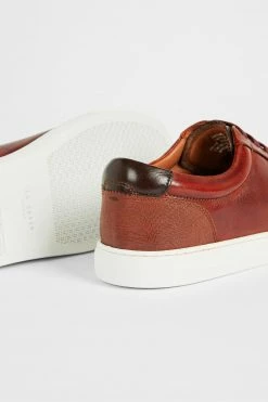 Ted Baker Brown Udamo Leather Trainers -Tedbaker Sales 2024 unnamed file 3553