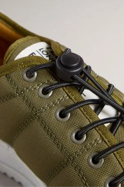 Ted Baker Mens Green Oliver Recycled Nylon Low-Top Sneakers -Tedbaker Sales 2024 unnamed file 3573