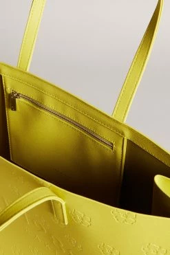 Ted Baker Lemon Yellow Luelcon Ew Debossed Floral Icon Bag -Tedbaker Sales 2024 unnamed file 363