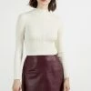 Ted Baker White Taralyn High Neck Sweater -Tedbaker Sales 2024 unnamed file 3724