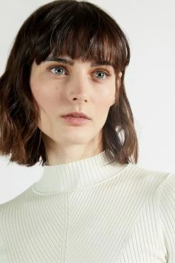 Ted Baker White Taralyn High Neck Sweater -Tedbaker Sales 2024 unnamed file 3728