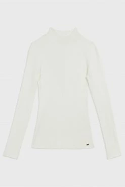 Ted Baker White Taralyn High Neck Sweater -Tedbaker Sales 2024 unnamed file 3730