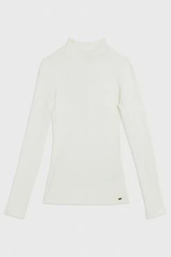 Ted Baker White Taralyn High Neck Sweater -Tedbaker Sales 2024 unnamed file 3731