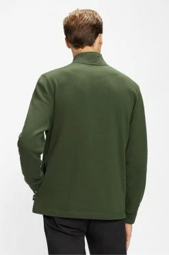 Ted Baker Kilbrn Half Zip Sweatshirt Blue -Tedbaker Sales 2024 unnamed file 3737