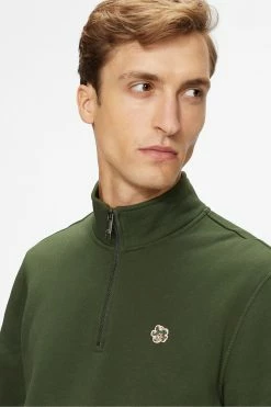 Ted Baker Kilbrn Half Zip Sweatshirt Blue -Tedbaker Sales 2024 unnamed file 3739