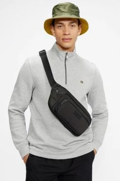 Ted Baker Kilbrn Half Zip Sweatshirt Blue -Tedbaker Sales 2024 unnamed file 3744