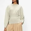 Ted Baker White Mmiiaai Extreme Rounded Cocoon Sweater -Tedbaker Sales 2024 unnamed file 3826