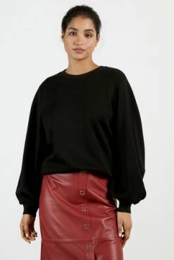 Ted Baker Black Aidiina Oversized Sweater -Tedbaker Sales 2024 unnamed file 3837