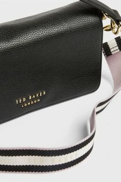 Ted Baker Black Ammie Branded Webbing Strap Box Shoulder Bag -Tedbaker Sales 2024 unnamed file 388