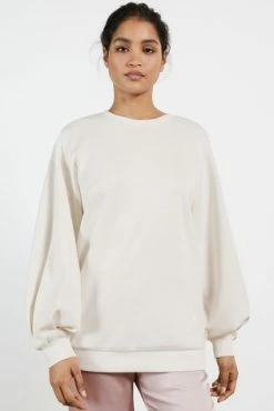 Ted Baker Cream Aidiina Oversized Sweater -Tedbaker Sales 2024 unnamed file 3893